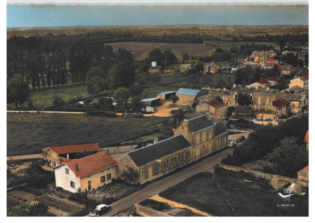 Vue aérienne d'Archingeay