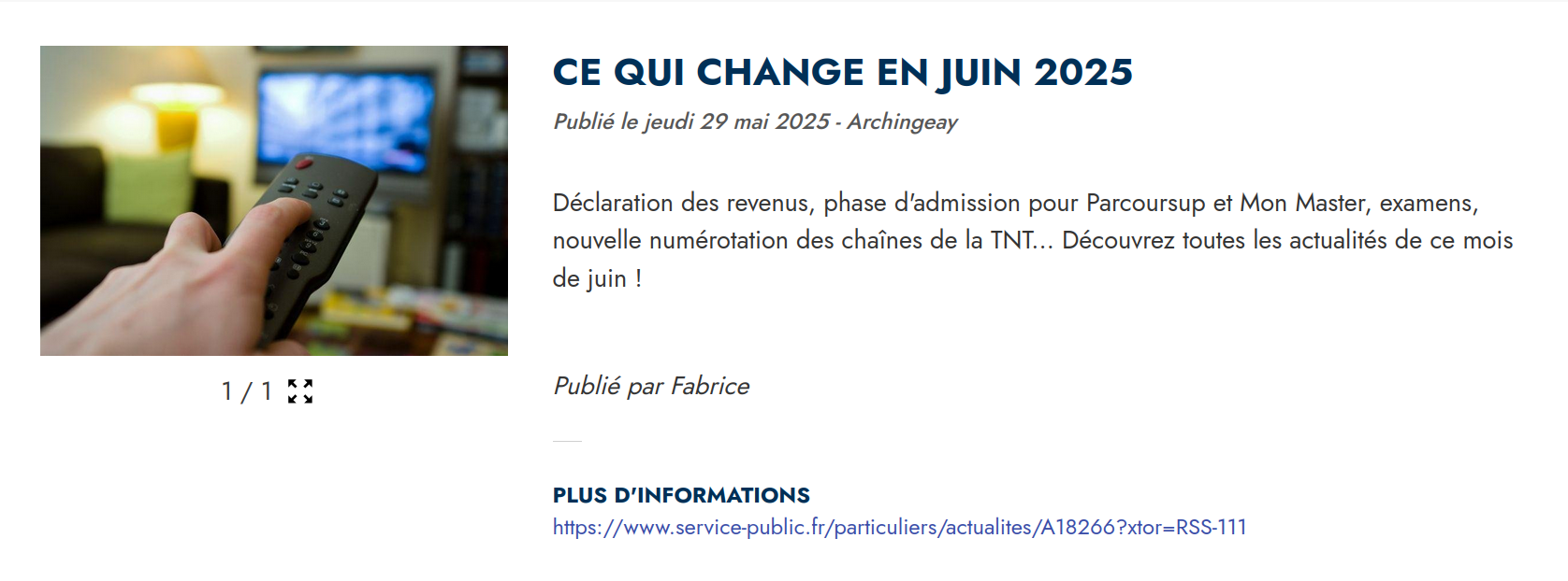 Répertorier les changement de novembre 2024 Ce qui change en juin 2025