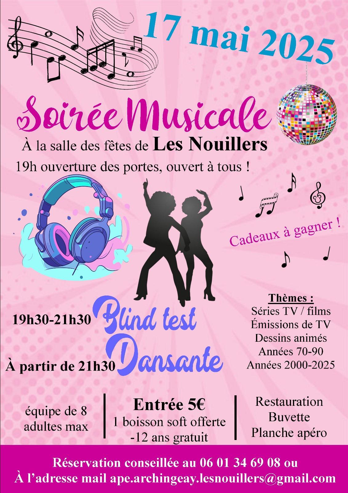 Soirée Musicale = Salle des fêtes de Les Nouillers