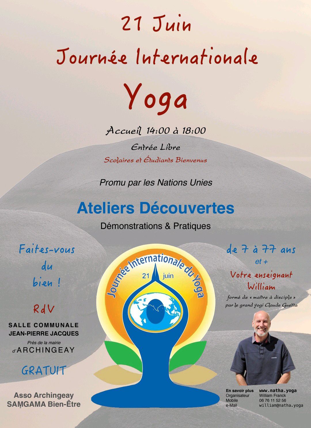 21 juin Journée Internationale du Yoga