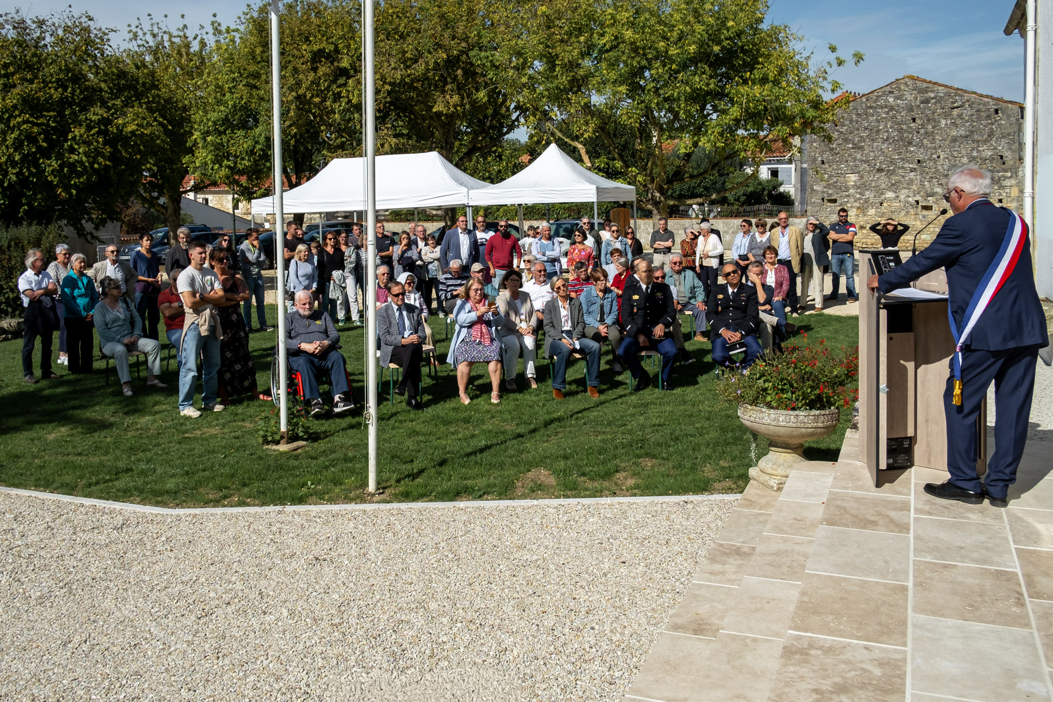 Mairie d'Archingeay - Inauguration de la réhabilitation de la mairie et de l'agence postale communale