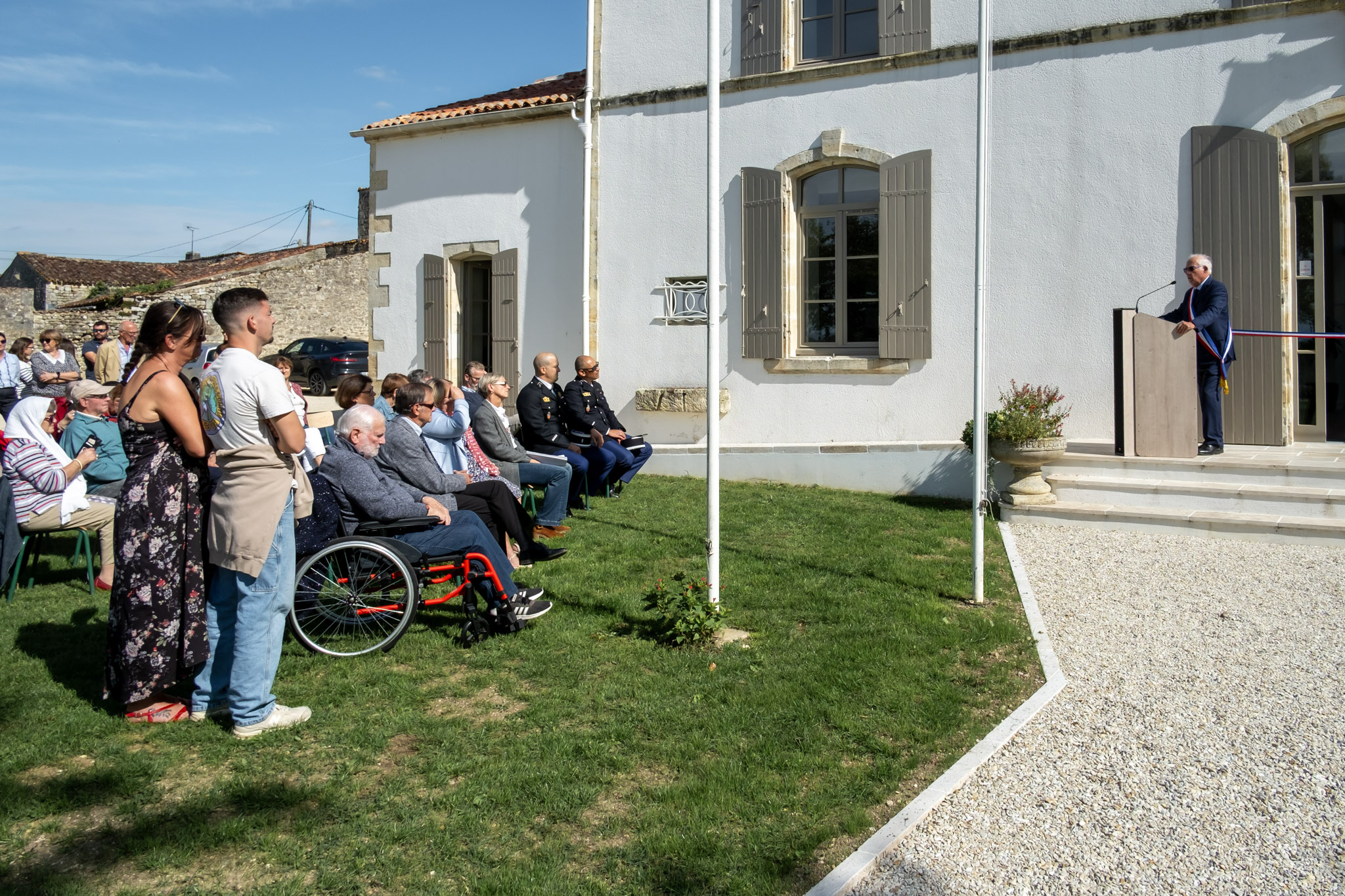 Mairie d'Archingeay - Inauguration de la réhabilitation de la mairie et de l'agence postale communale