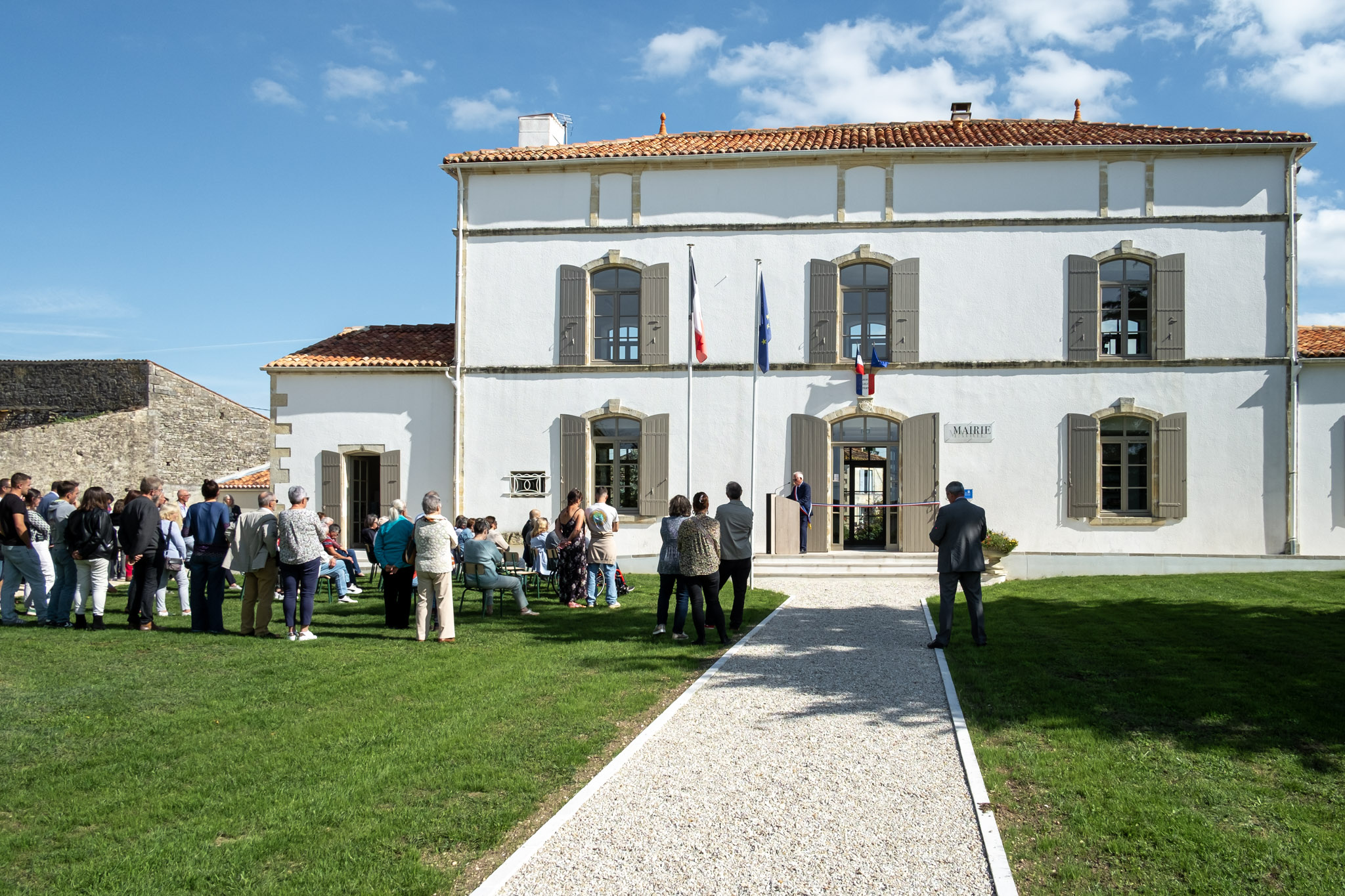 Mairie d'Archingeay - Inauguration de la réhabilitation de la mairie et de l'agence postale communale