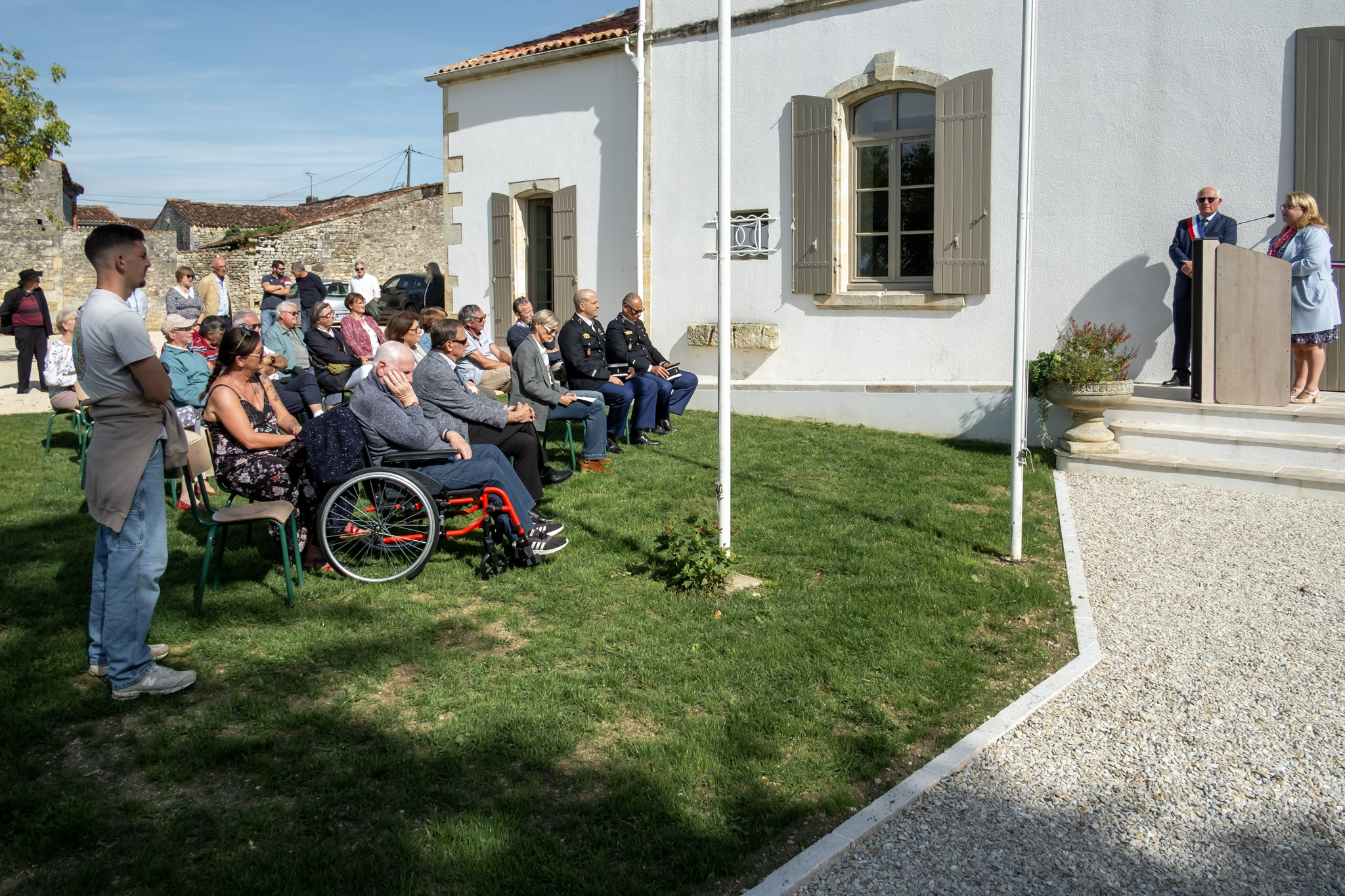 Mairie d'Archingeay - Inauguration de la réhabilitation de la mairie et de l'agence postale communale