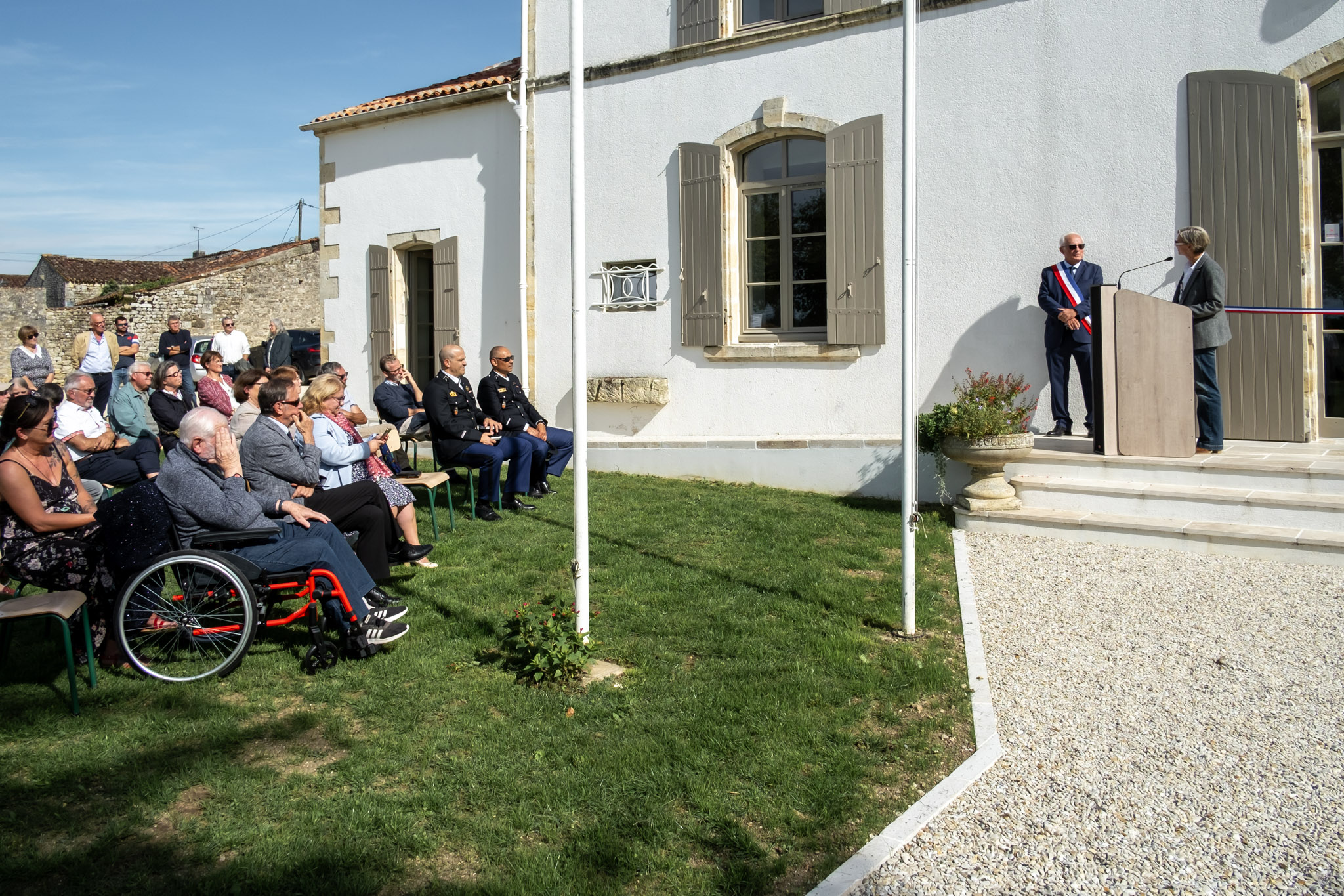 Mairie d'Archingeay - Inauguration de la réhabilitation de la mairie et de l'agence postale communale