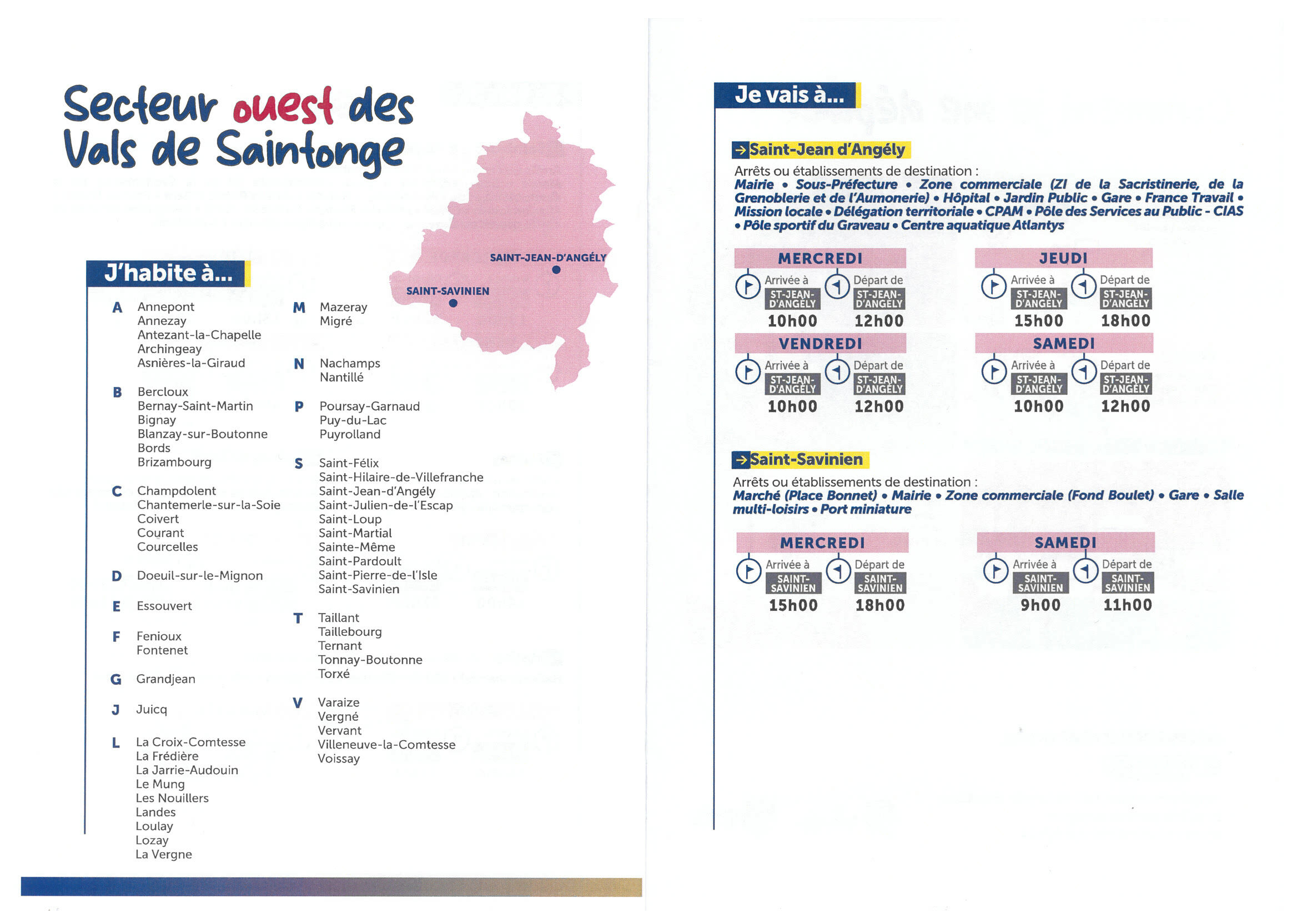 Le Transport À la Demande en Vals de Saintonge